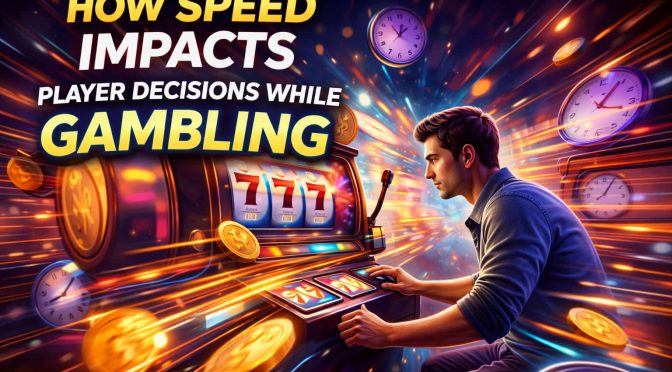Infographic showing How speed impacts player decisions while gambling